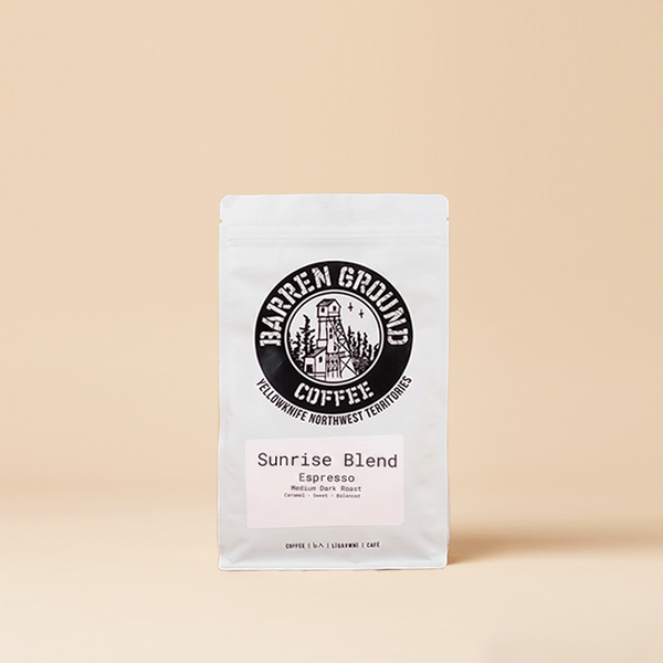 Sunrise Blend Espresso - Medium Dark Roast – Barren Ground Coffee