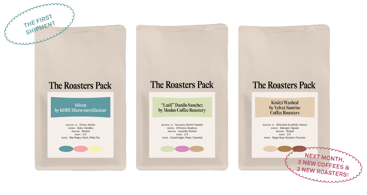 3x12oz - The Roasters Pack - Fruity & Complex (Light Roasts) - 3 Issue
