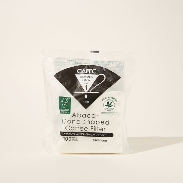 Cafec Abaca+ Paper Filter (100 pk)