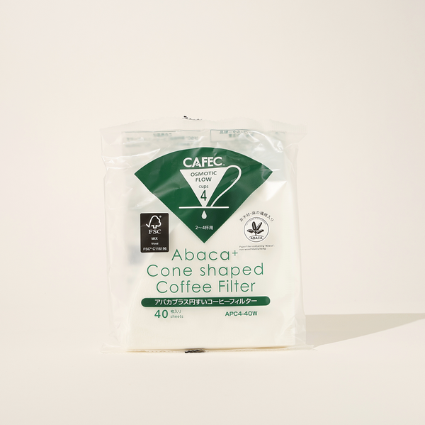 Cafec Abaca+ Paper Filter (100 pk)