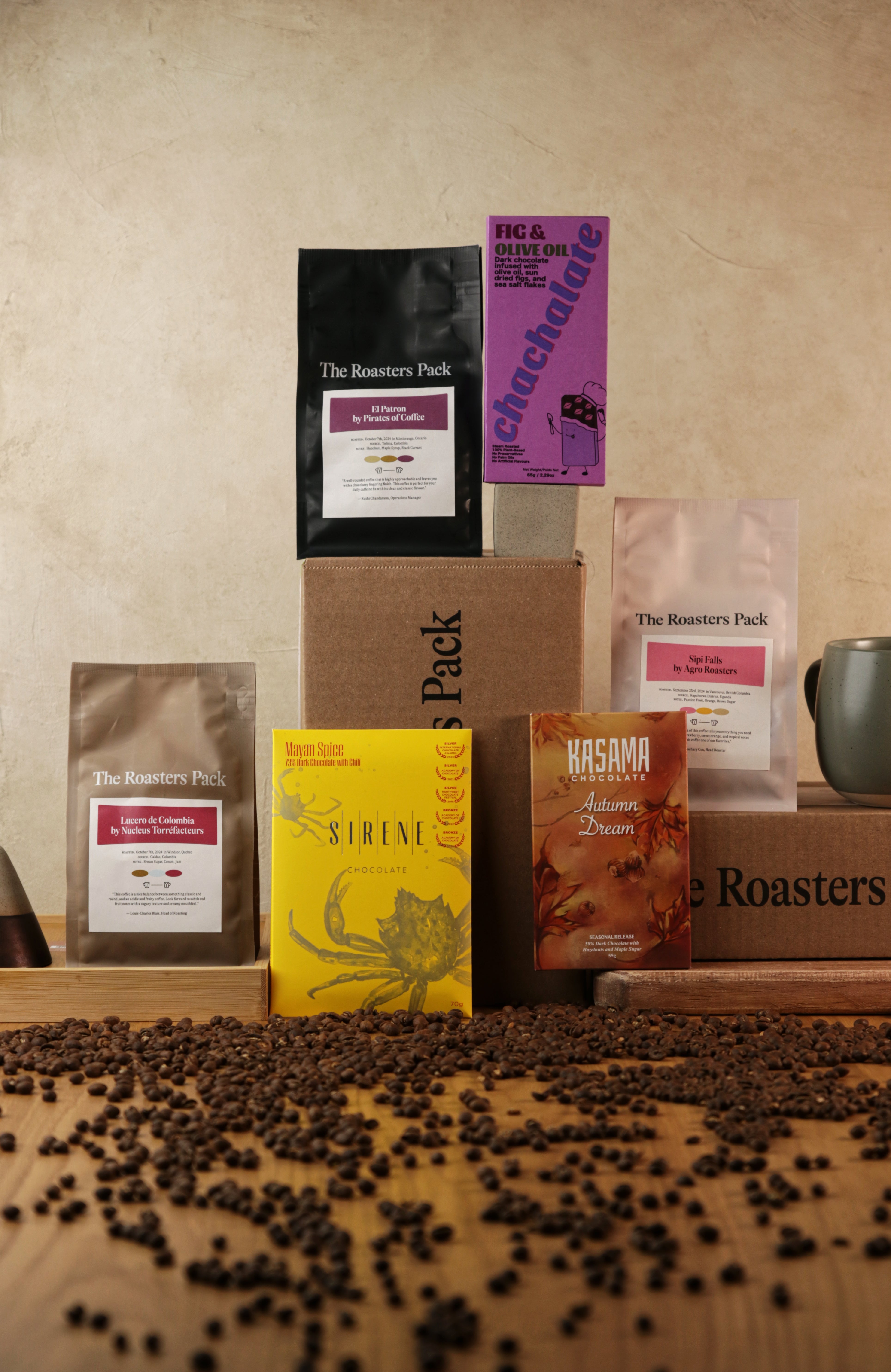 Coffee & Chocolate Holiday Bundle The Roasters Pack