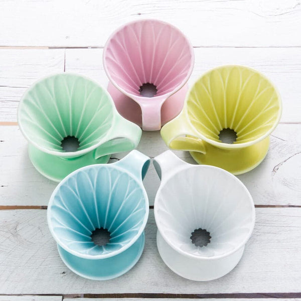 Cafec Flower Dripper Porcelain