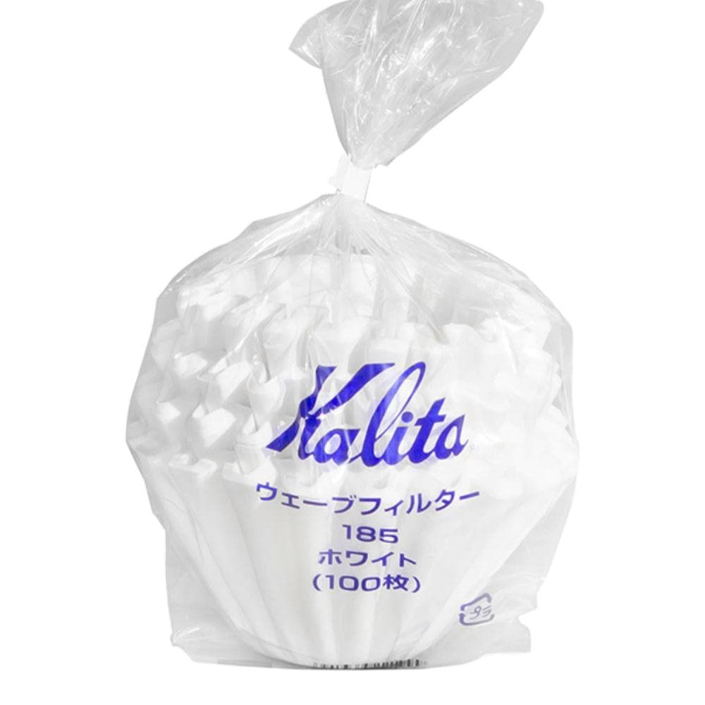 Twin Pack Kalita 22212 Wave Filters, 185, Pack of 200 total, White Twin Pack Kalita 22212 Wave Filters, 185, Pack of 200 total, White